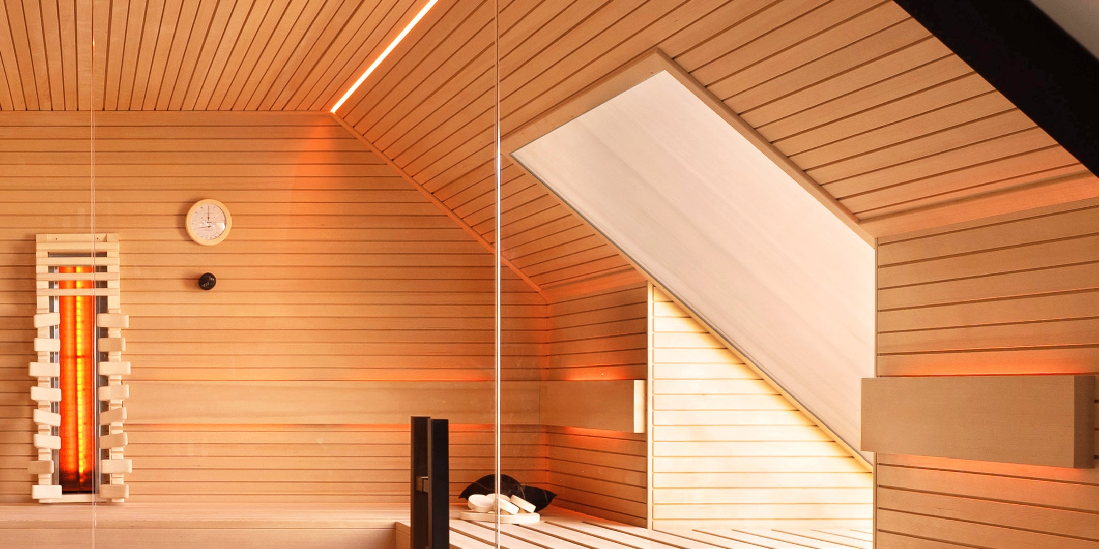 Sauna in Dachschräge, Saunabau flexibel und individuell