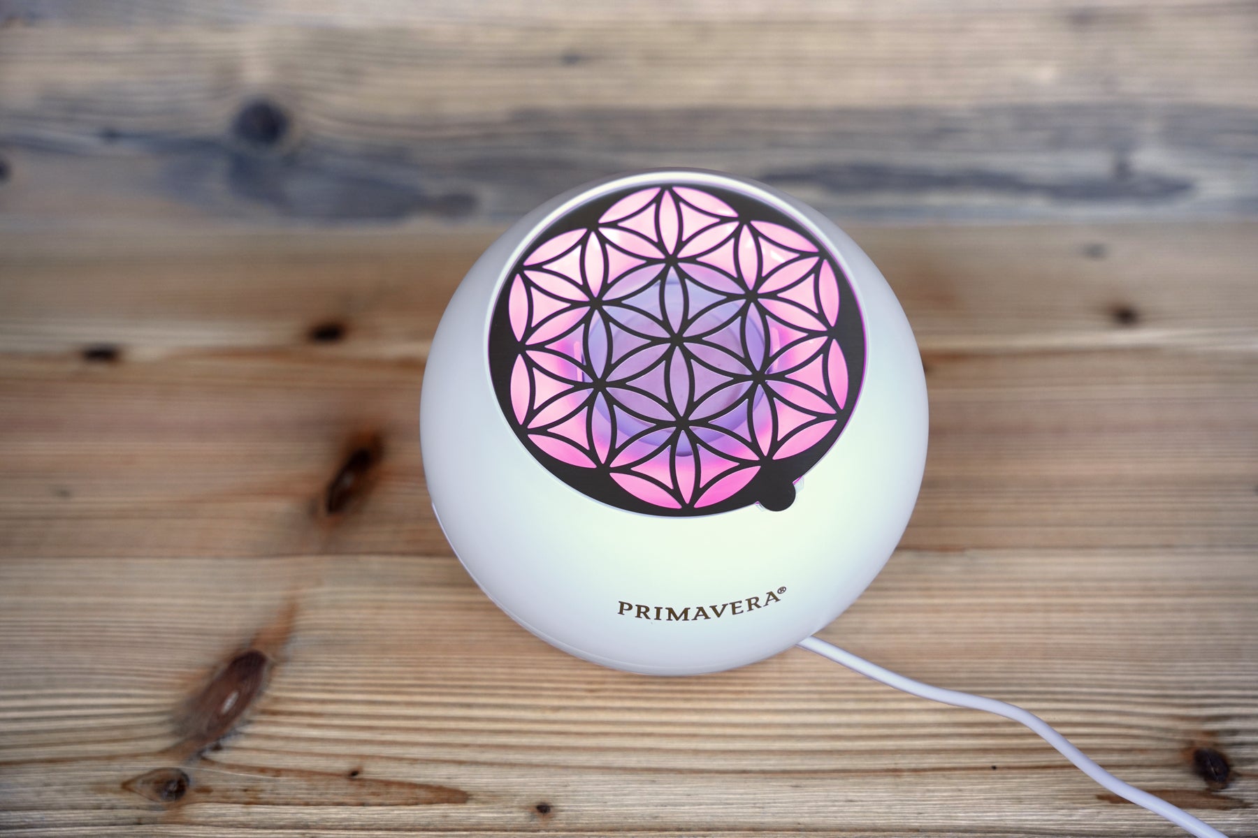 Aroma Ventilator Primavera mit Farblicht, rosa