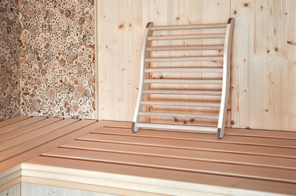 Rückenlehne Universal ergonomisch in Espe, in Sauna
