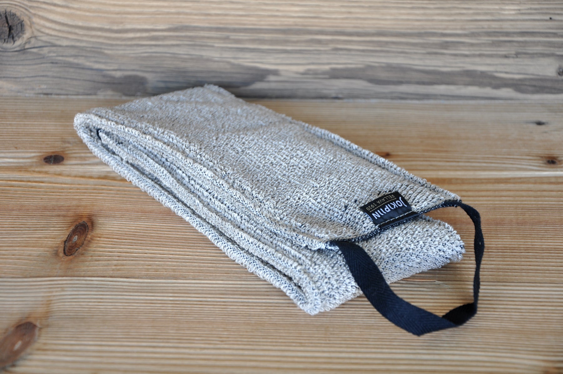 Massageband in Beige aus Leinenfrottee