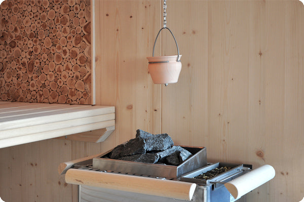 Sauna-Aromatopf mit Tropfventil