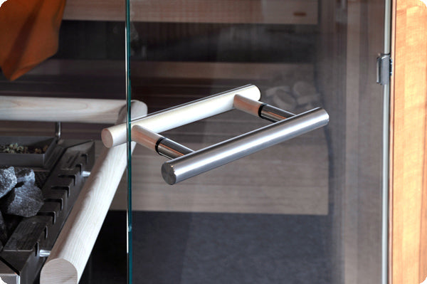 Saunashop Saunabau Döbele - Türgriff, 30 cm, Beispiel