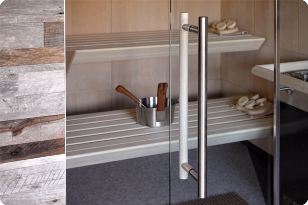 Saunashop Saunabau Döbele - Türgriff, 60 cm, Beispiel