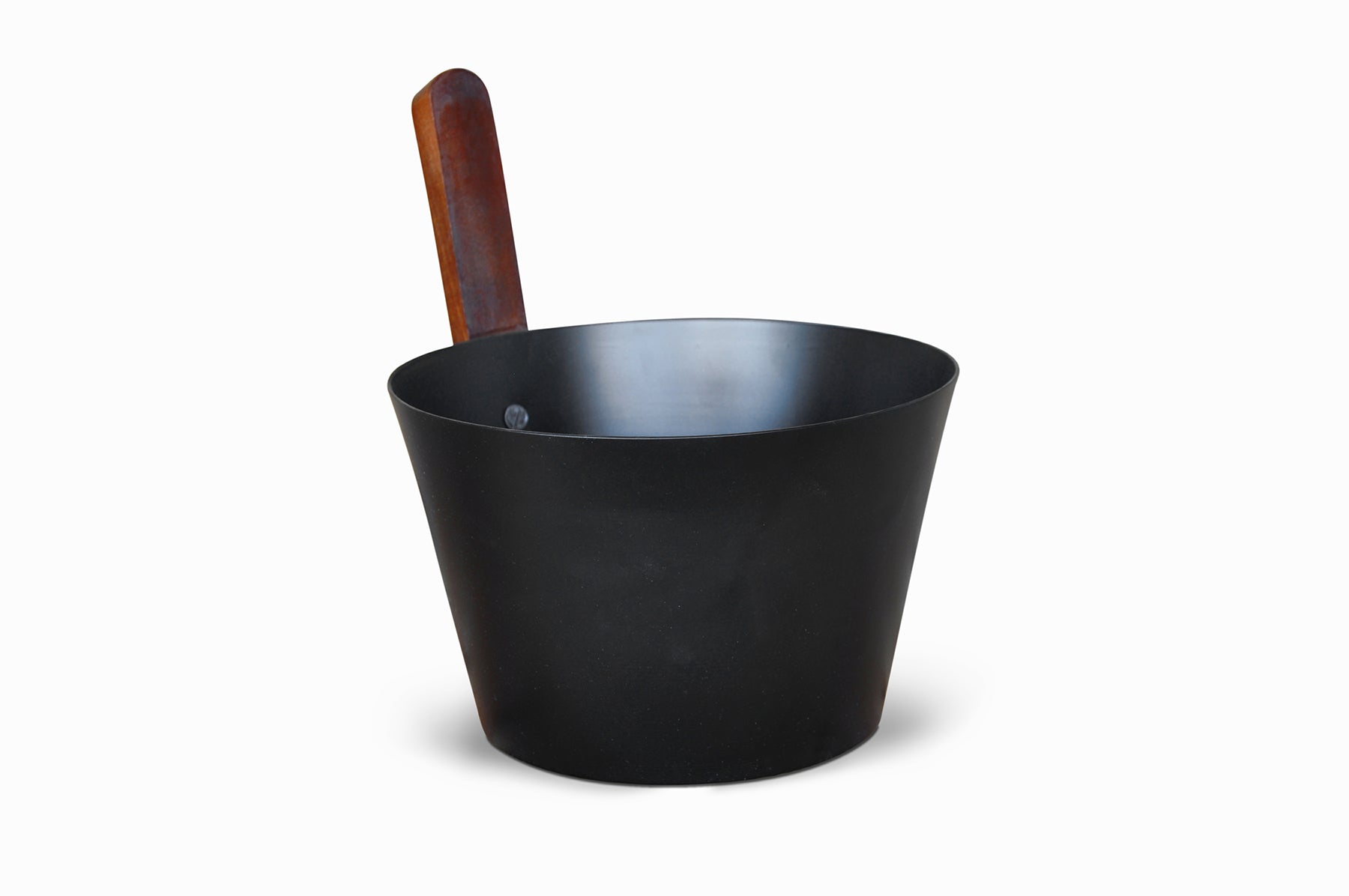 Aufgusskübel aus Alu schwarz