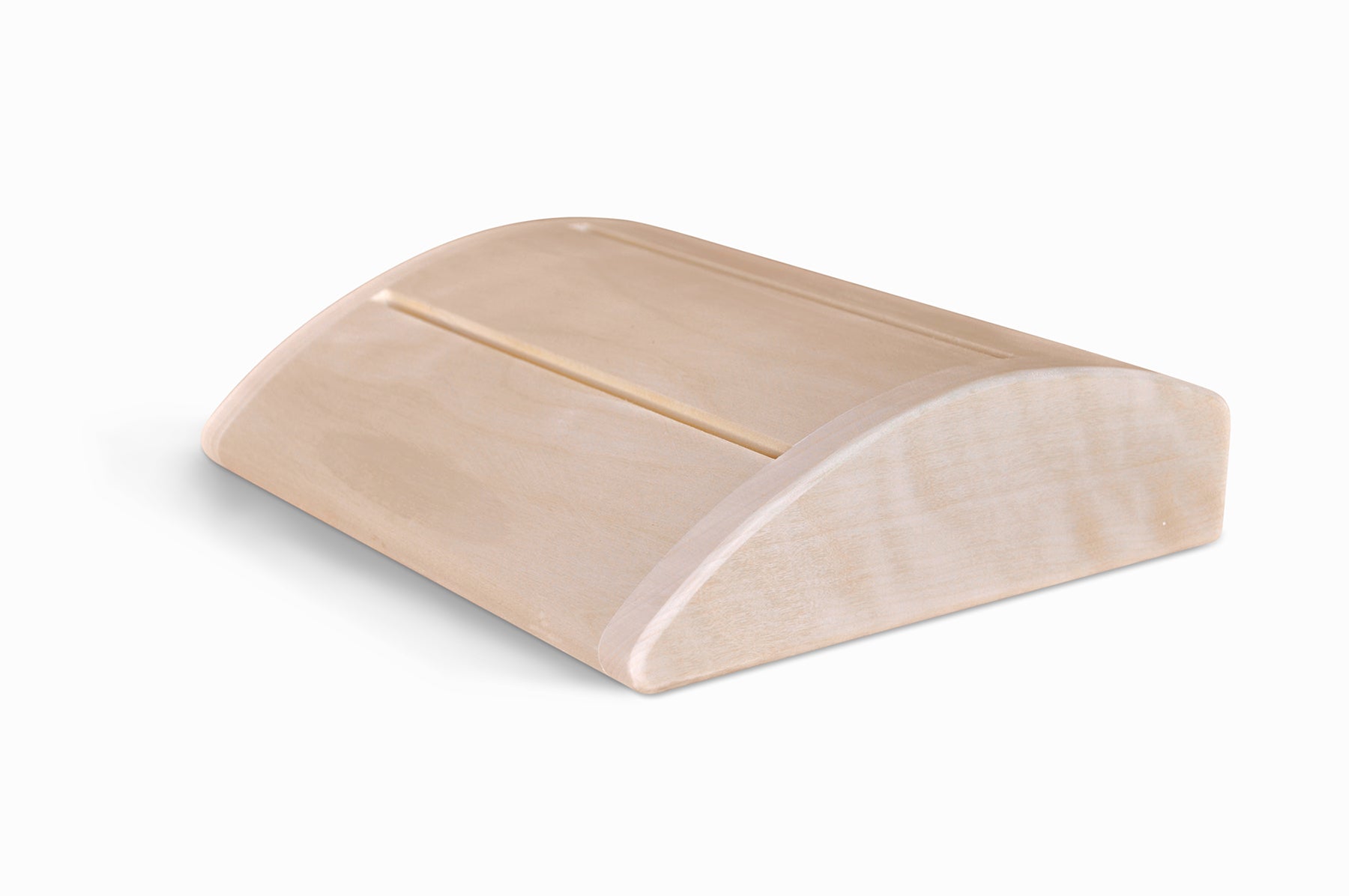 Kopfstütze Espenholz klein, gerundet